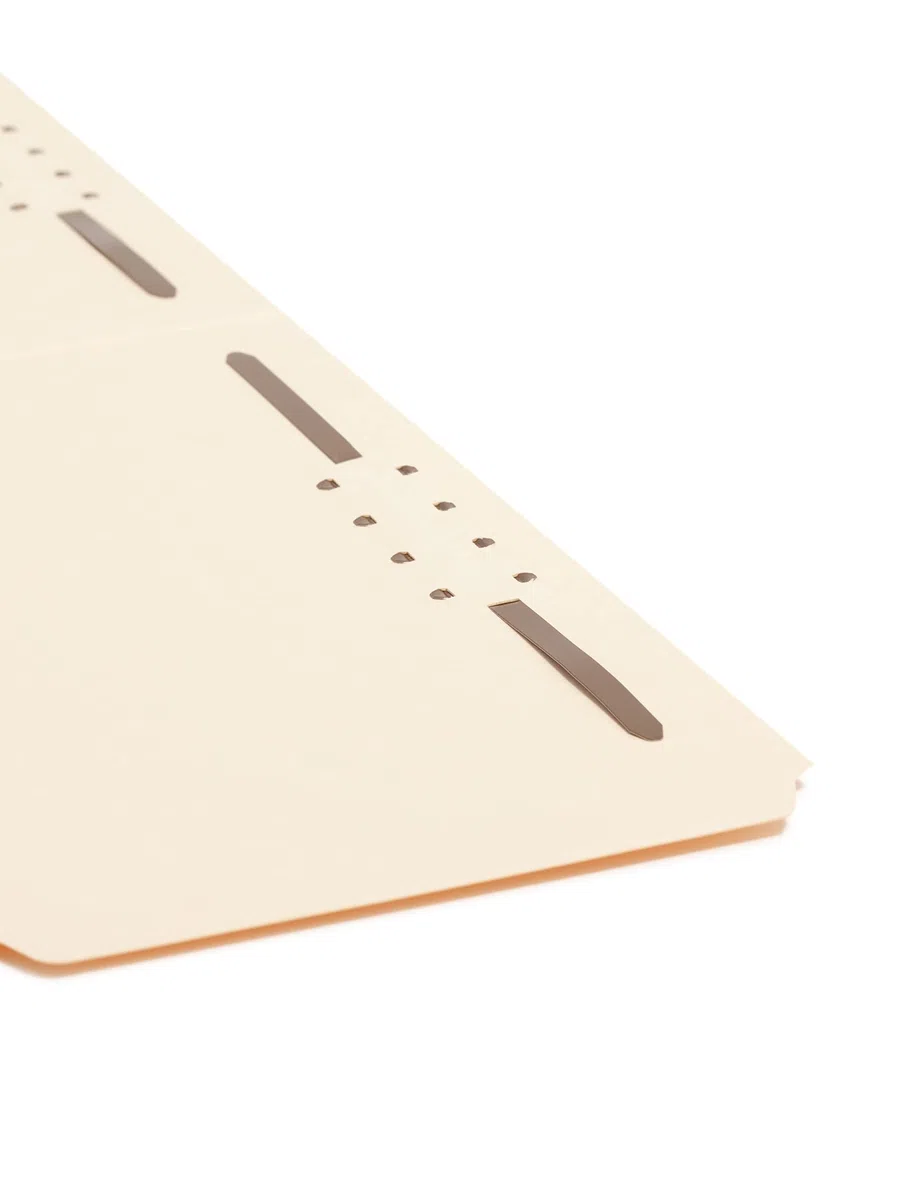 Smead Fastener Heavy-Duty file Folder, 2 Fasteners, 1/3-cut Tab, Legal size, Manila, 50 per box (19600)