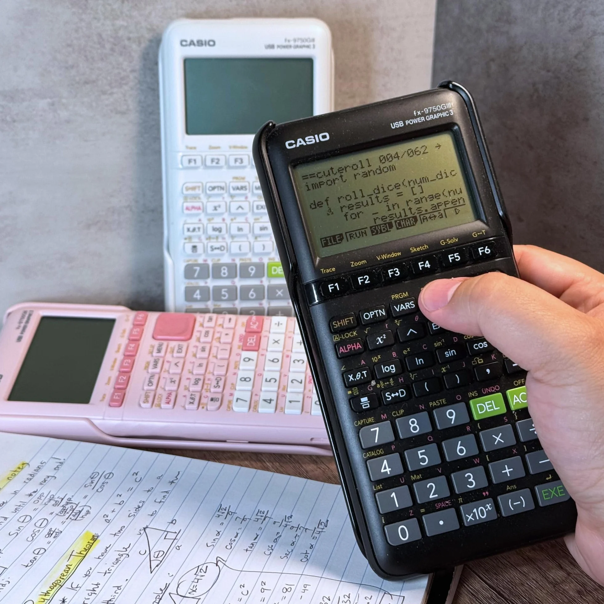 Casio fx-9750GIII calcolatrice grafica nera