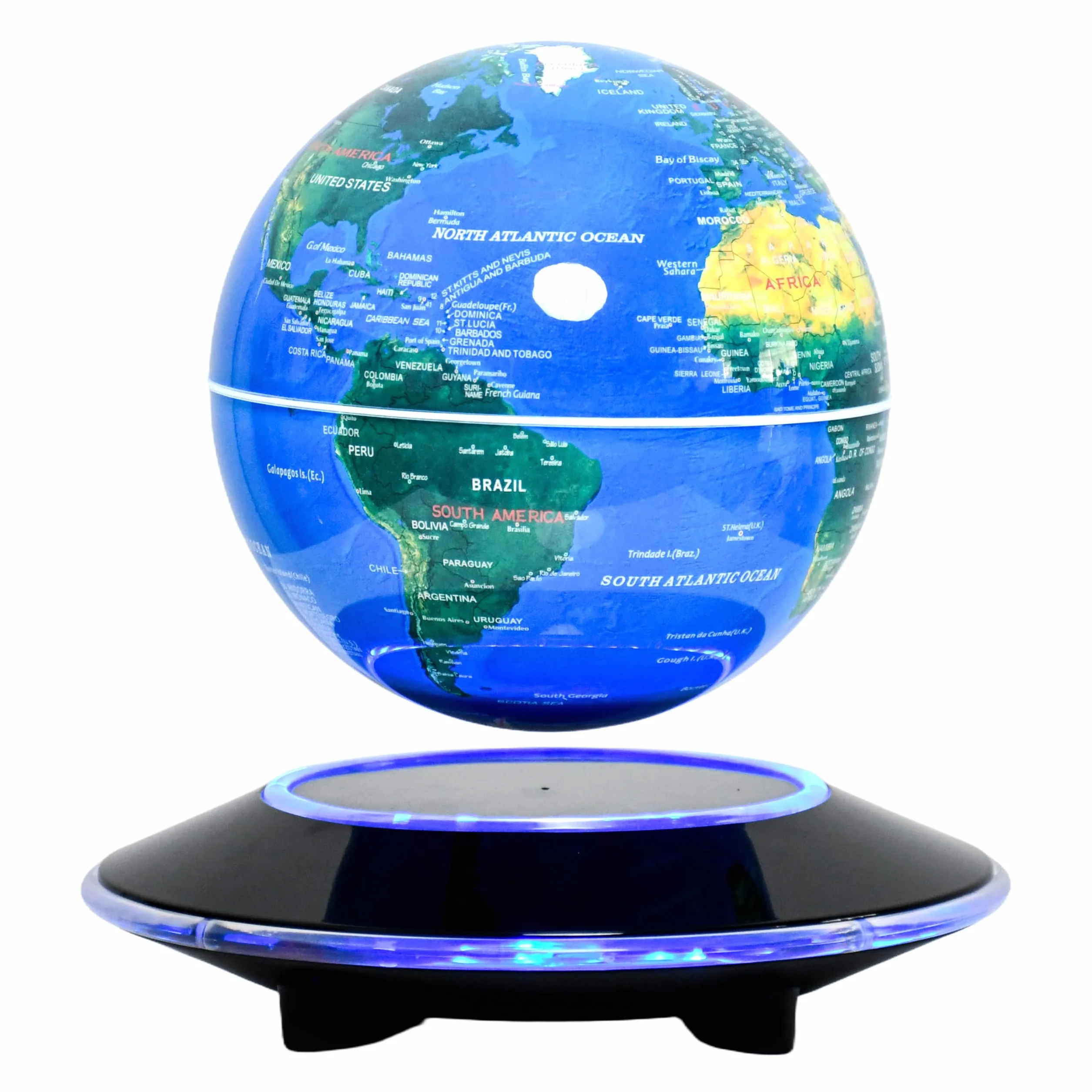 Globo Levitante da 15 cm con Lampada Illuminazione Perpetuum Mobile, Regalo per Adolescenti e Ragazzi, Fantastica Decorazione per Ufficio, Gadget Tecnologico per Uomini, Regali Unici per Compleanno e