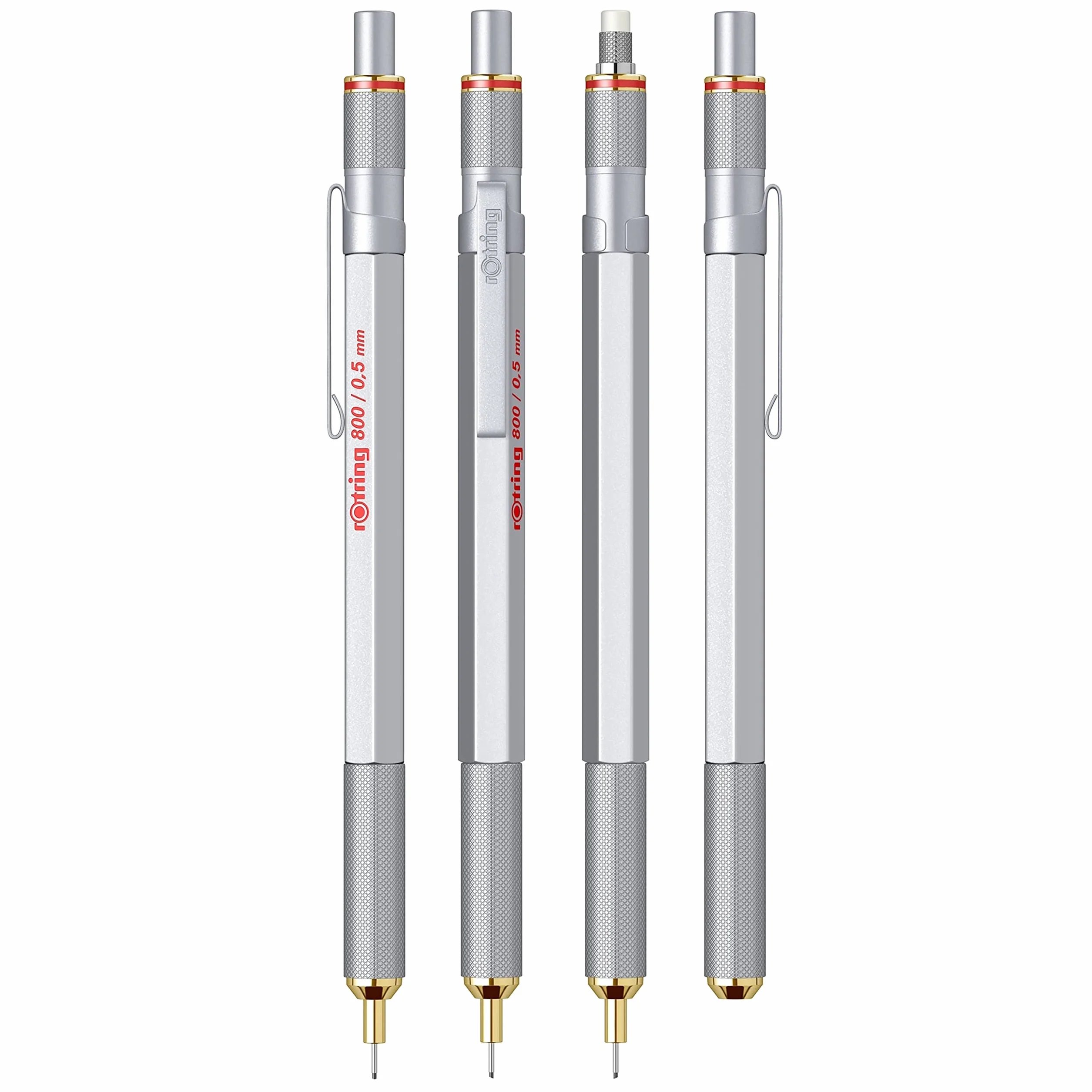Rotring 800 Matita a punta fine 0,5 mm Argento