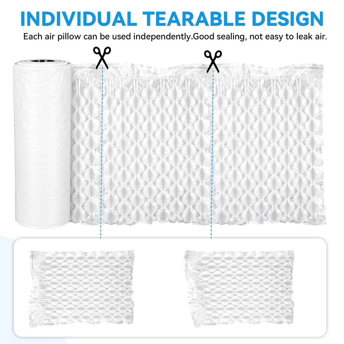 YUCHENGTECH Pellicola a Bolle D'aria 30 x 40 cm x 300 m Borsa Gonfiabile Borsa a Bolle Materiale Di Riempimento Utilizzata per Imballaggio e Spedizione