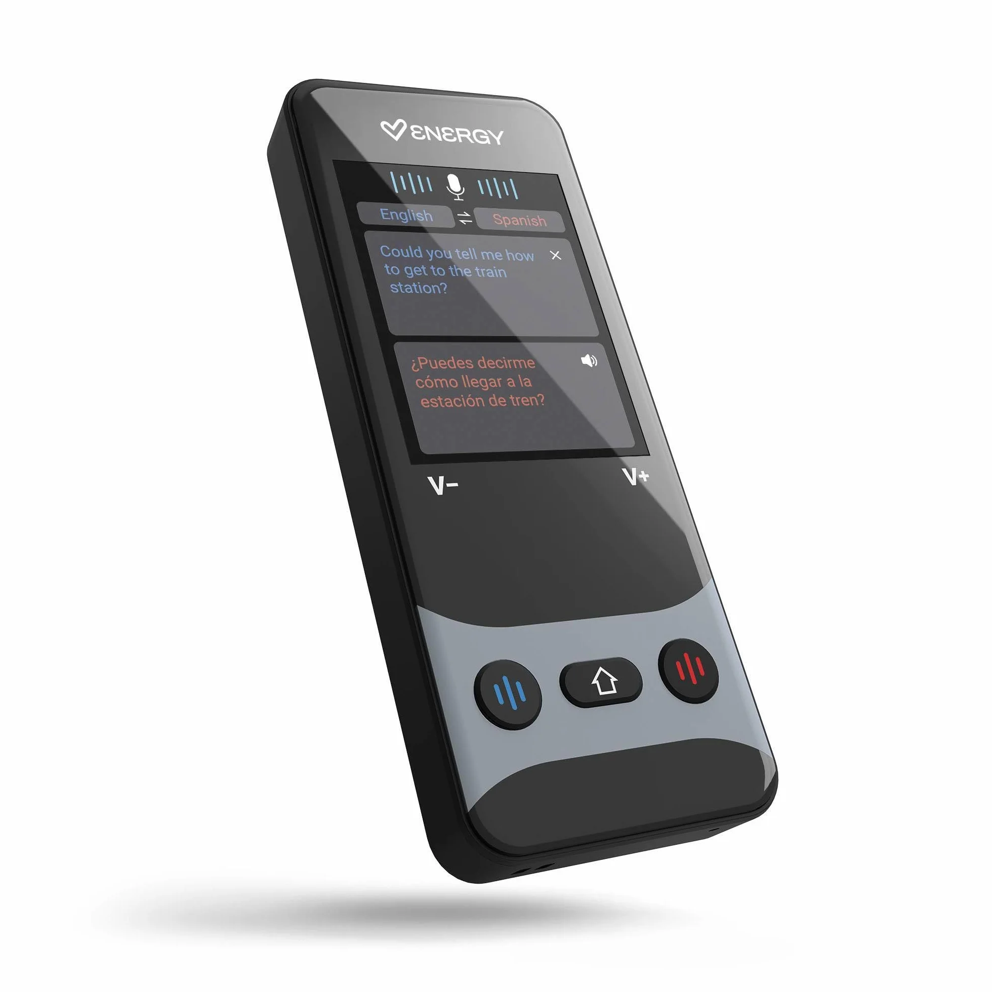 Energy Sistem AI Translator Traduttore Simultaneo Vocale Istantaneo Multilingue Portatile AI Translator Offline 160 Lingue 21 Senza Internet Traduzione Fotografica 5MP Schermo 2W Batteria 1500mAh