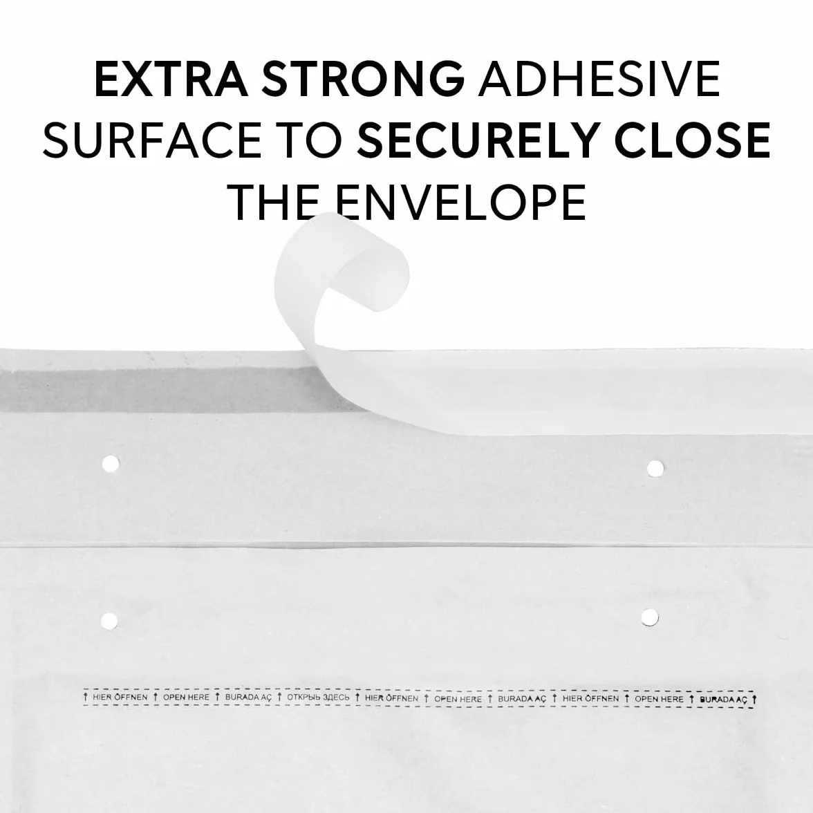 verpacking buste imbottite 370 x 480 mm bianco K10 [dimensione e quantità a scelta] autoadesivo adatta per DIN A3+ C3 buste da spedizione con aria 50 pezzi