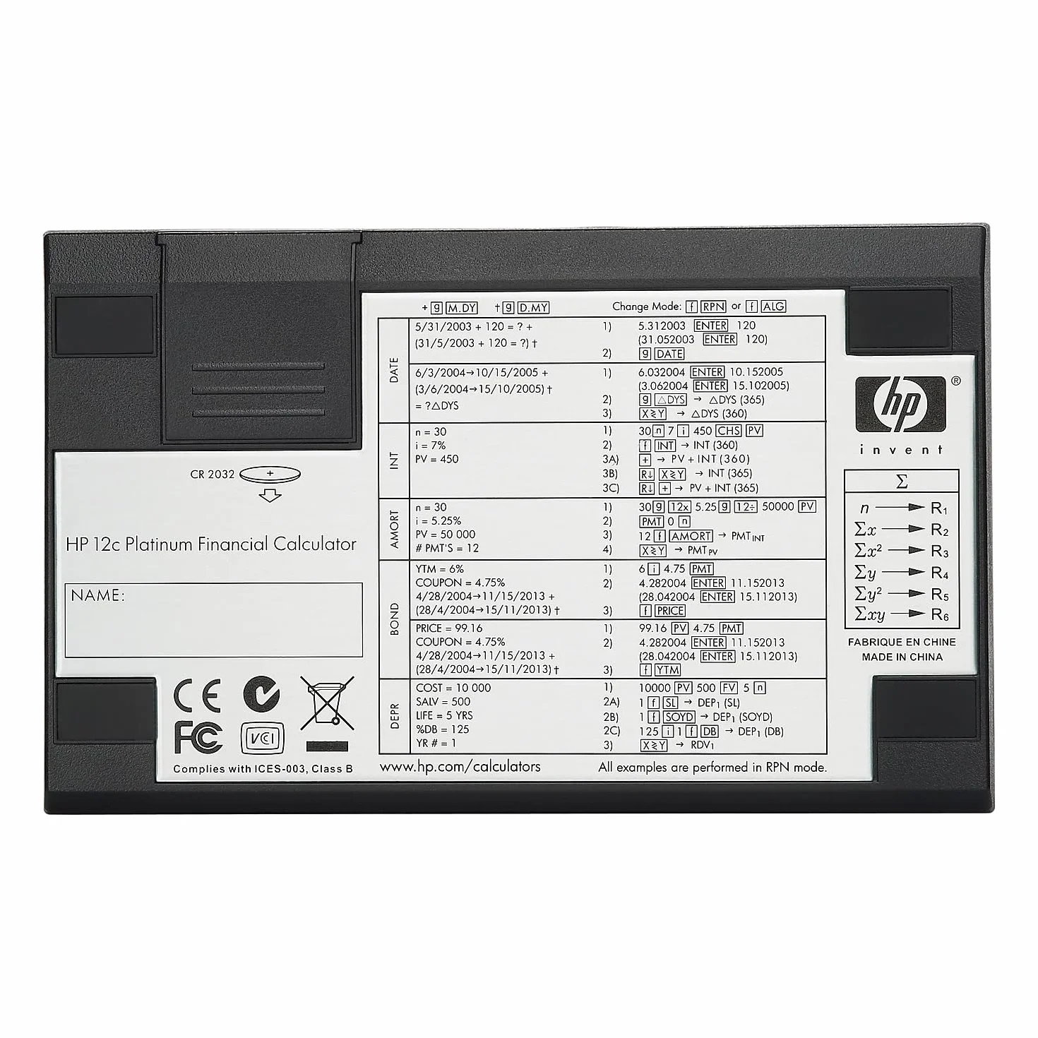 HP Hp 12Cp