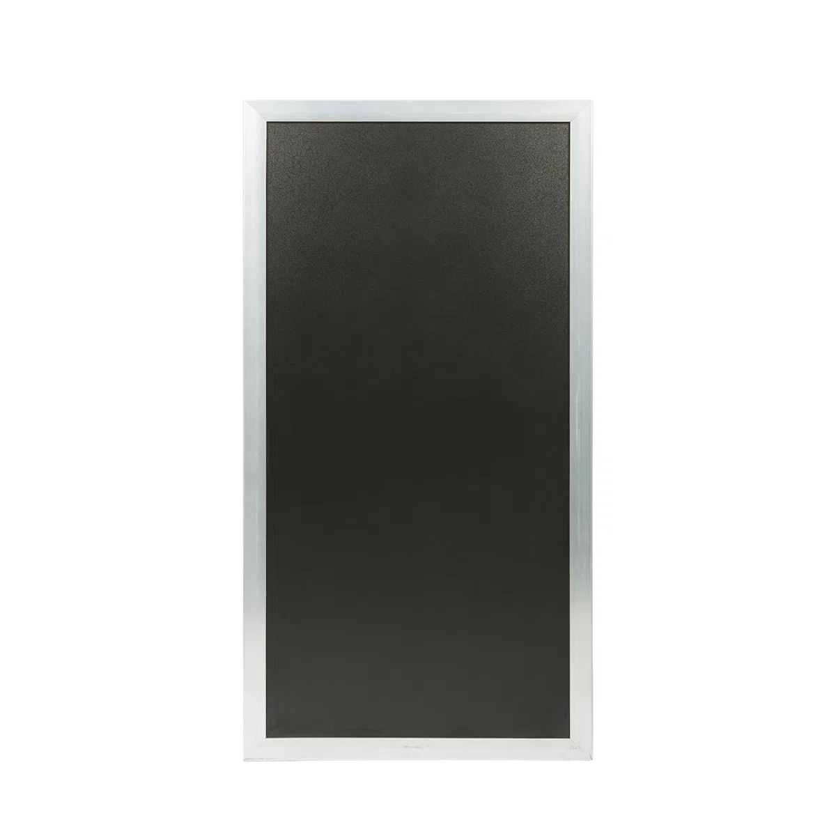 SECURIT - Lavagna Da Terra Multiboard - Per Pennarelli A Gesso Liquido- Per Caffè, Ristoranti, Bar, Negozi- 60x114,5 cm - Colore Acciaio