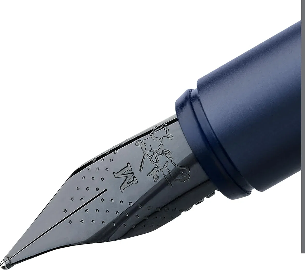 Faber-Castell 202186 - Set regalo Neo Slim blu scuro, con penna stilografica, penna a sfera e astuccio per penne, set da scrittura elegante
