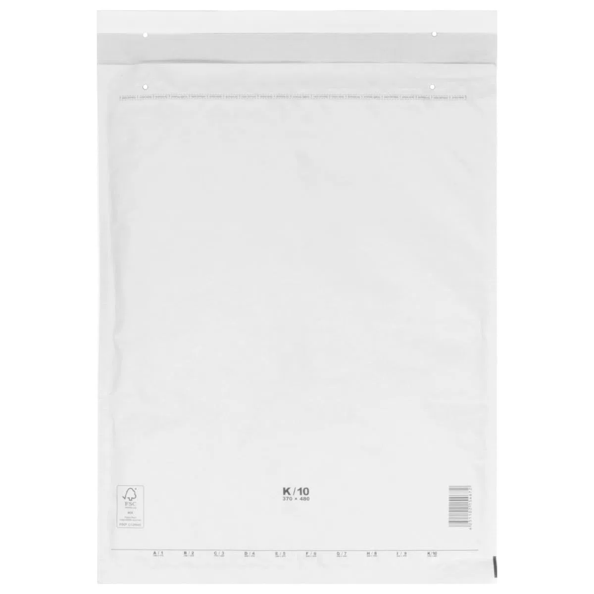 verpacking buste imbottite 370 x 480 mm bianco K10 [dimensione e quantità a scelta] autoadesivo adatta per DIN A3+ C3 buste da spedizione con aria 50 pezzi