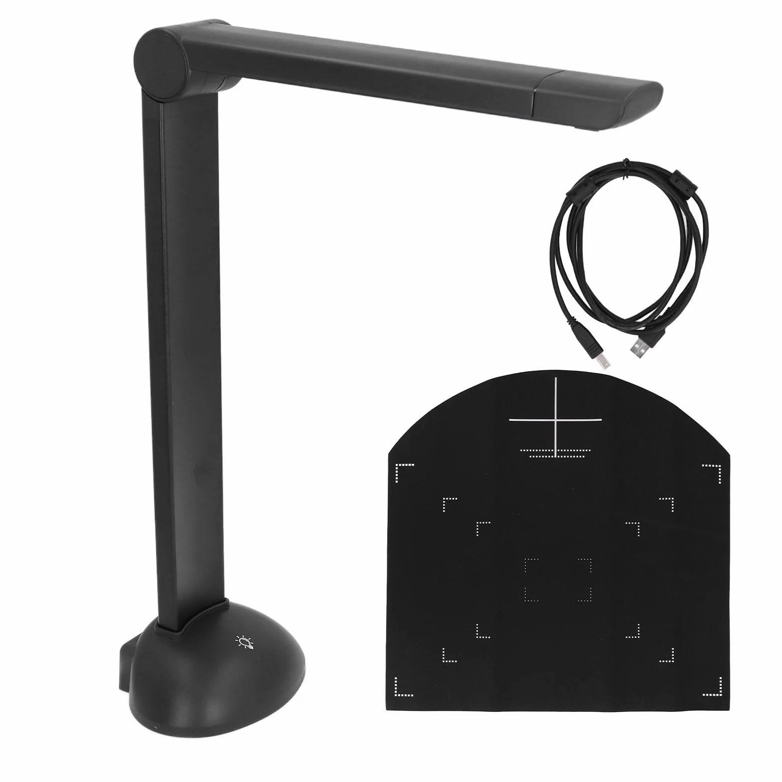 Scanner per Documenti HD 12 MP con Luce LED | Fotocamera per Scansione File 3672x2856 Ad Alta Risoluzione per Ufficio e Hing | Fotocamera per Documenti Facile Scansione e