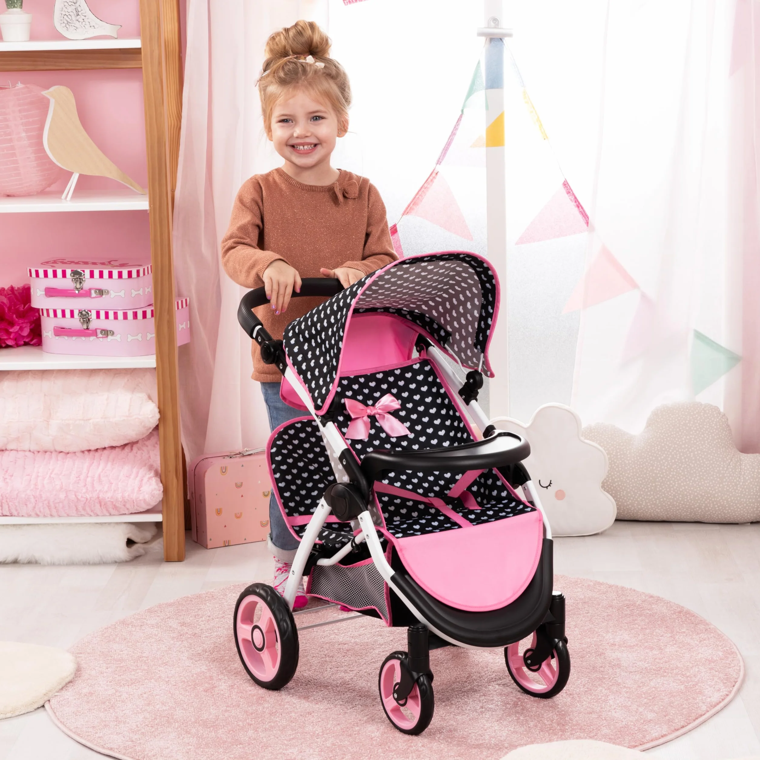 BAYER - Dolls Pram Twin Star (39460AA)