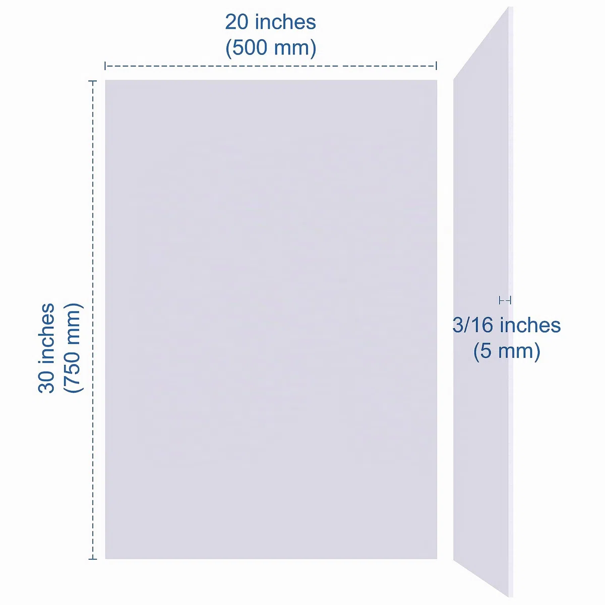 Lastre in Poliplat (Foam Board) 750 x 500 x 5mm - Pacco da 12 Premium - Pannello in Schiuma Bianco, Fogli in Poliplat per Incorniciare, Attività Artistiche, Mostre, Presentazioni e Progetti Scolastici