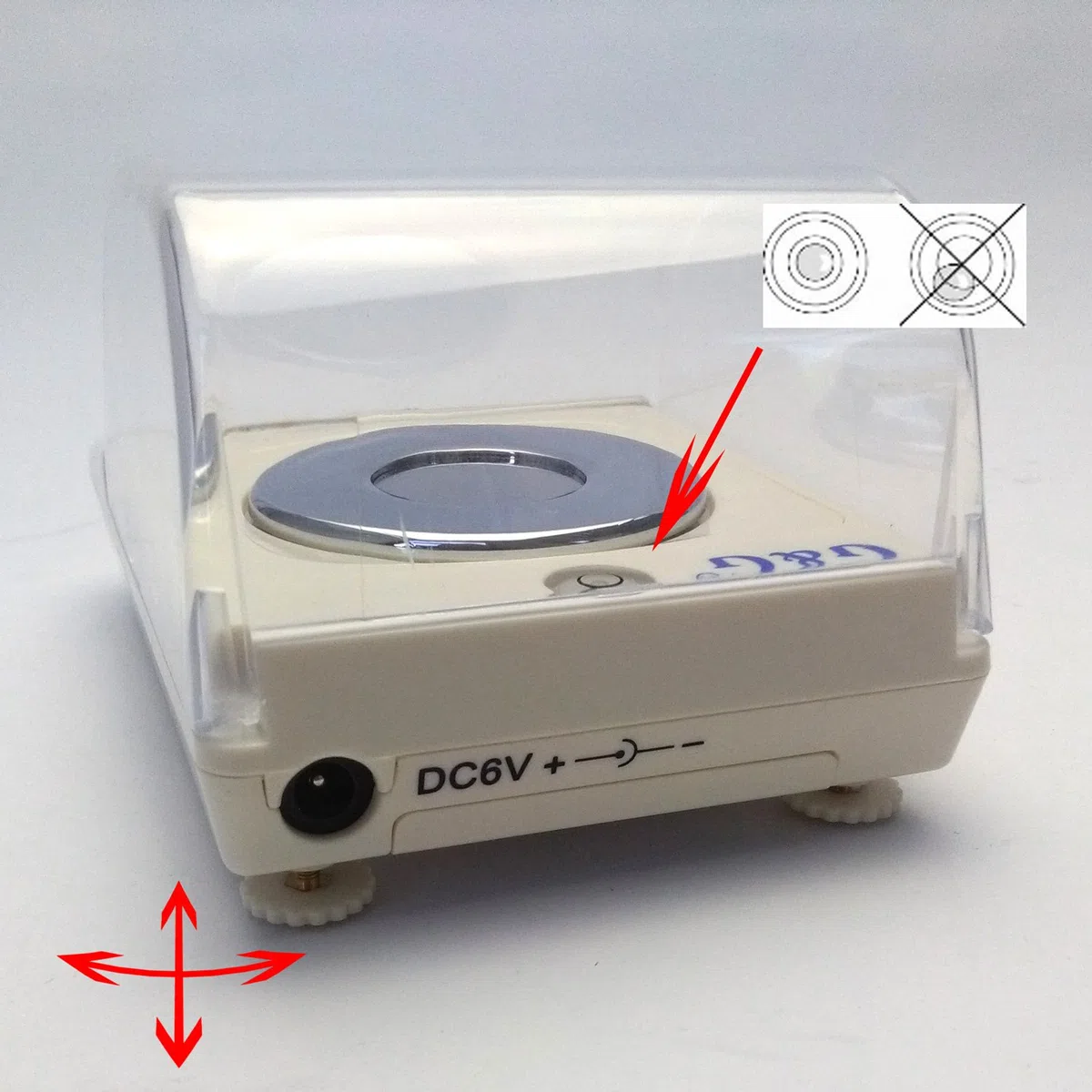 G&G FC50 Precision Jewellery / Gold Scales (50 g / 0.001 g) with Calibration Weight