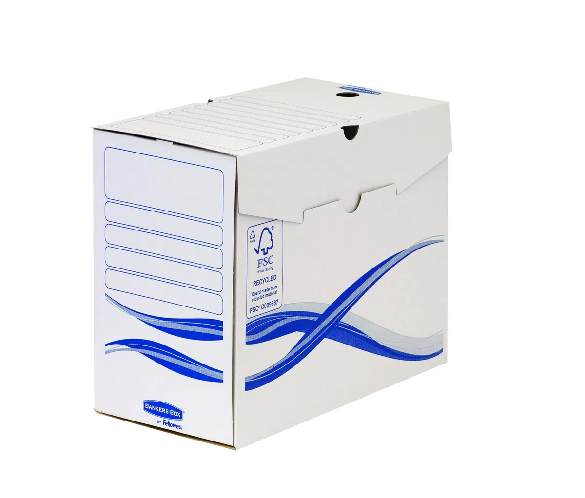 Bankers Box 4460302 Scatola Archivio A4 Basic, Dorso 150 mm, FSC, Confezione da 25 Pezzi