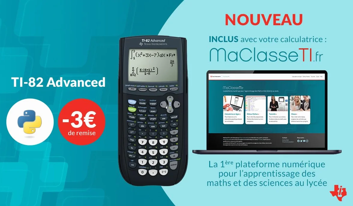 Texas Instruments calcolatrice grafica Ti 82 Advanced