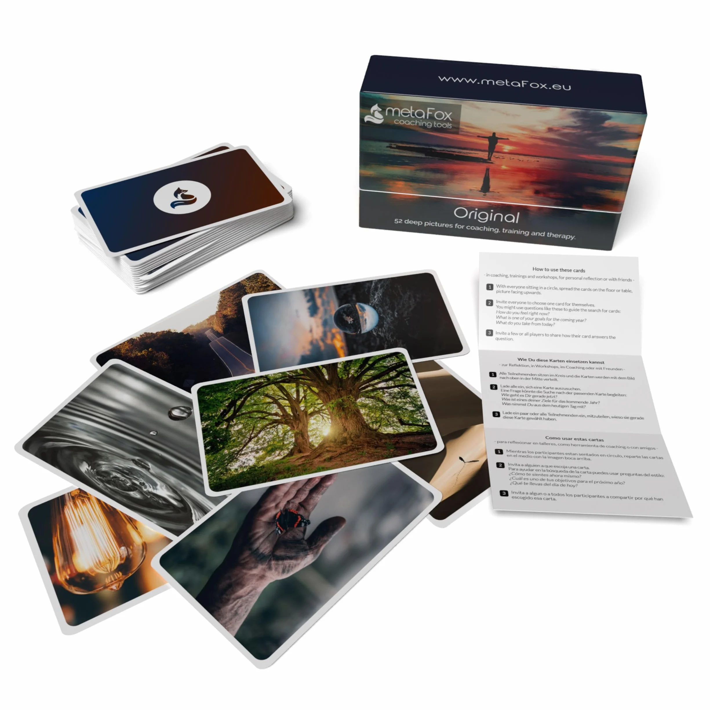 Carte di coaching Originale 52 carte per coaching e terapia