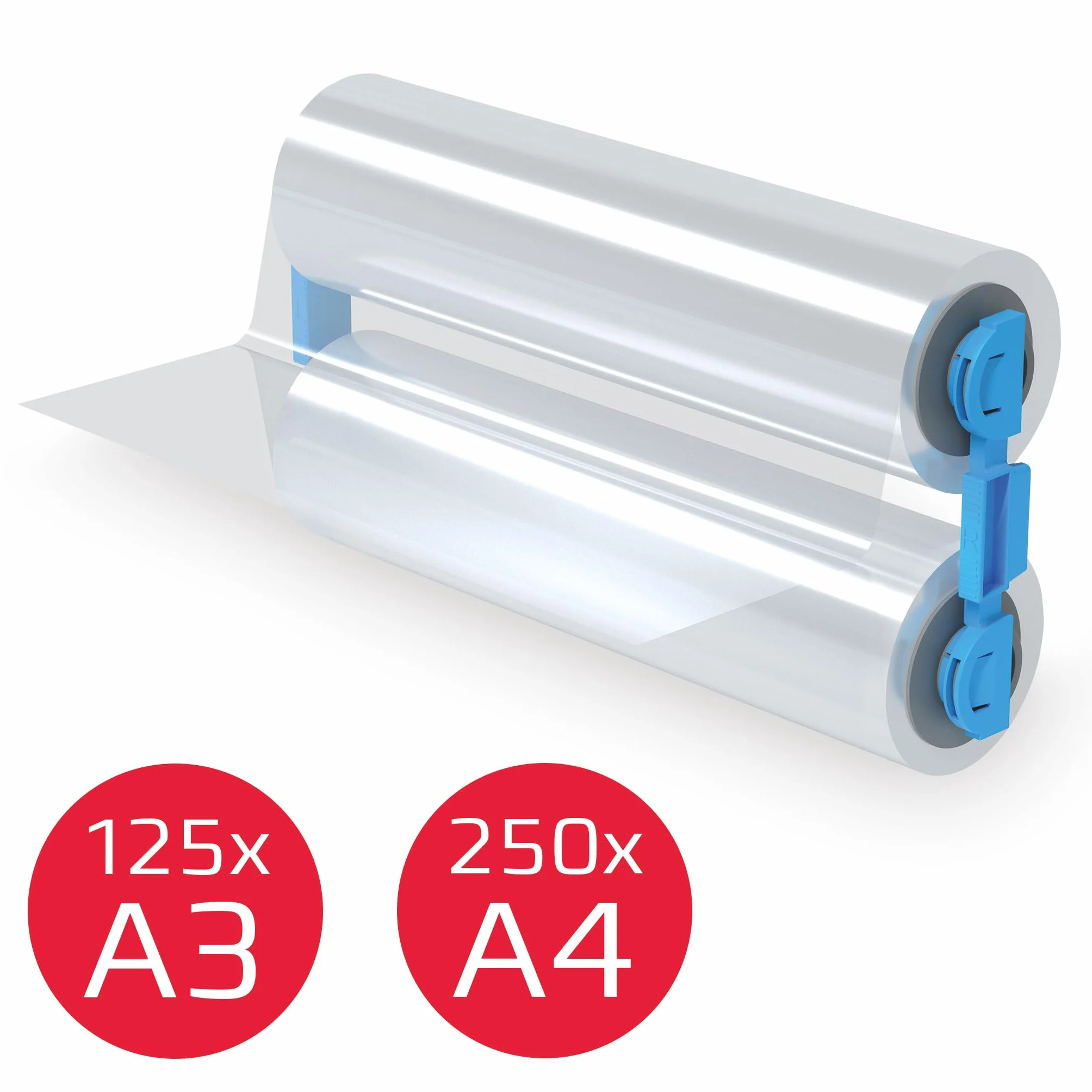 GBC Foton 30 Rotolo per la Laminazione da 75 Micron, Lamina fino a 250 Fogli A4, Finitura Lucida, Facile da Caricare, 310 mm x 80 mm x 190 mm