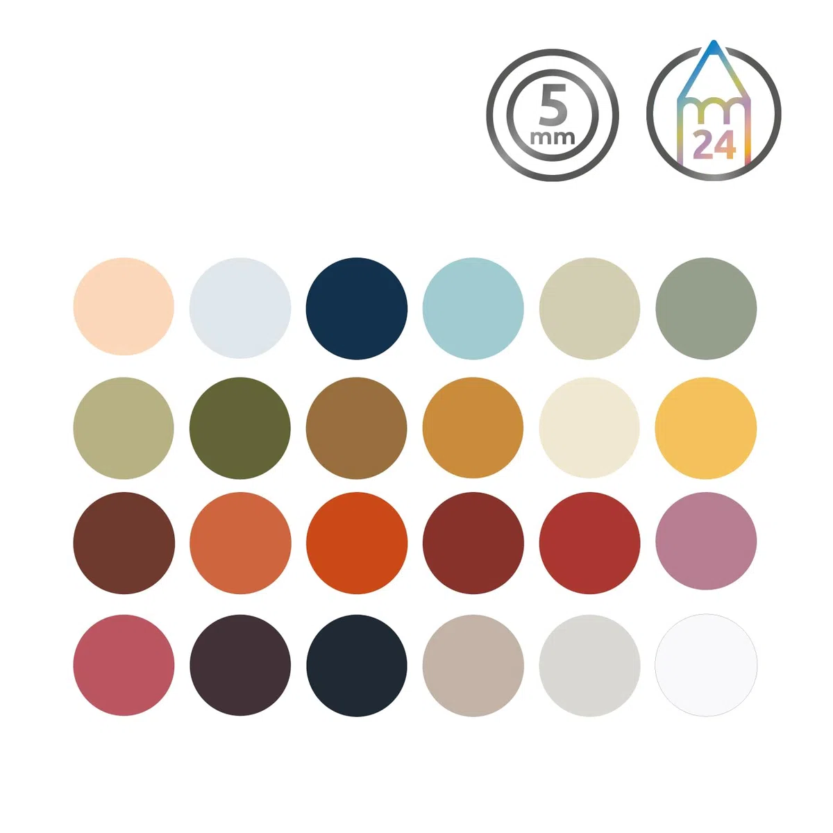 Derwent Drawing Set Di 24 Matite Colorate Per Disegno E Scrittura, Multicolore