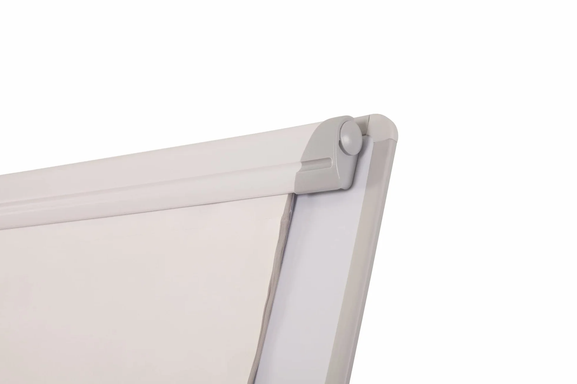 Bi-Office Lavagna Portablocco, Cavalletto Treppiedi Basic Non Magnetico, Cornice in Grigio, Dimensioni Pannello Euro 700 x 1000 mm
