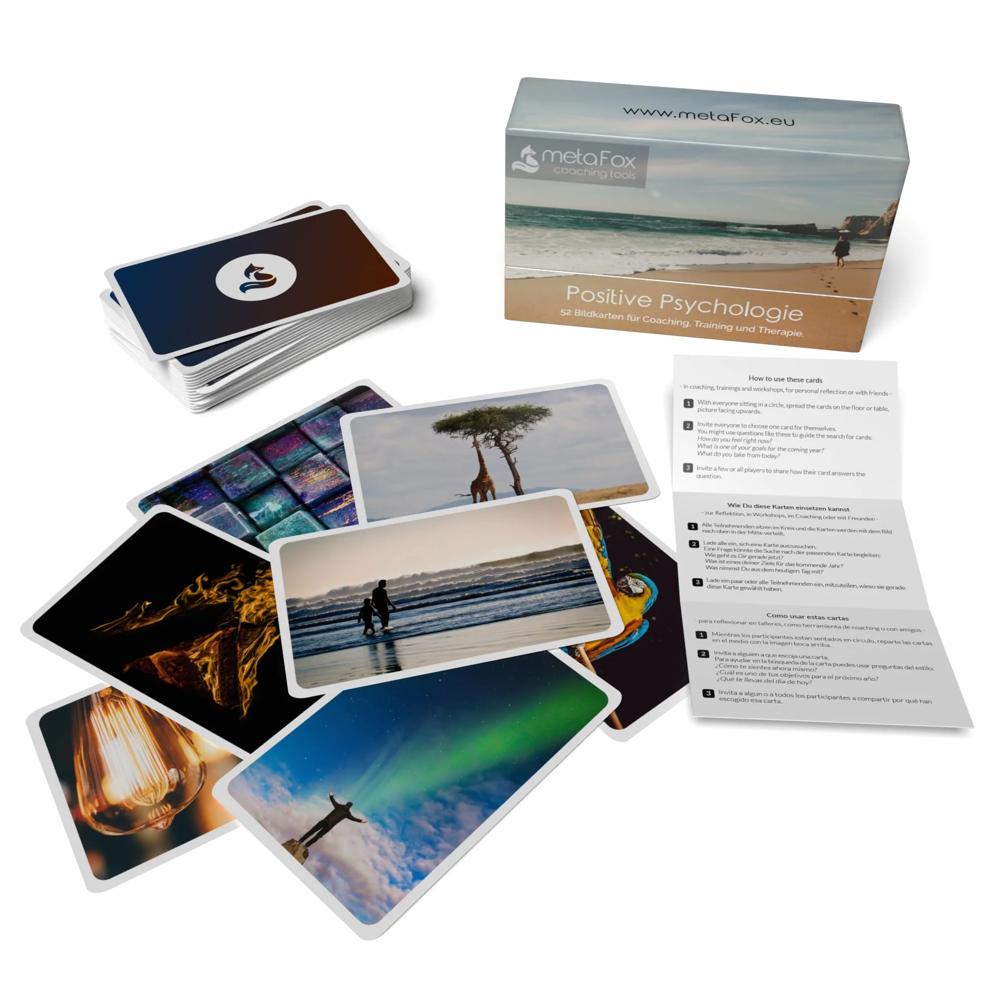 MetaFox Carte Coaching Psicologia Positiva Impulso Terapia Workshop Motivazionali Riflessione