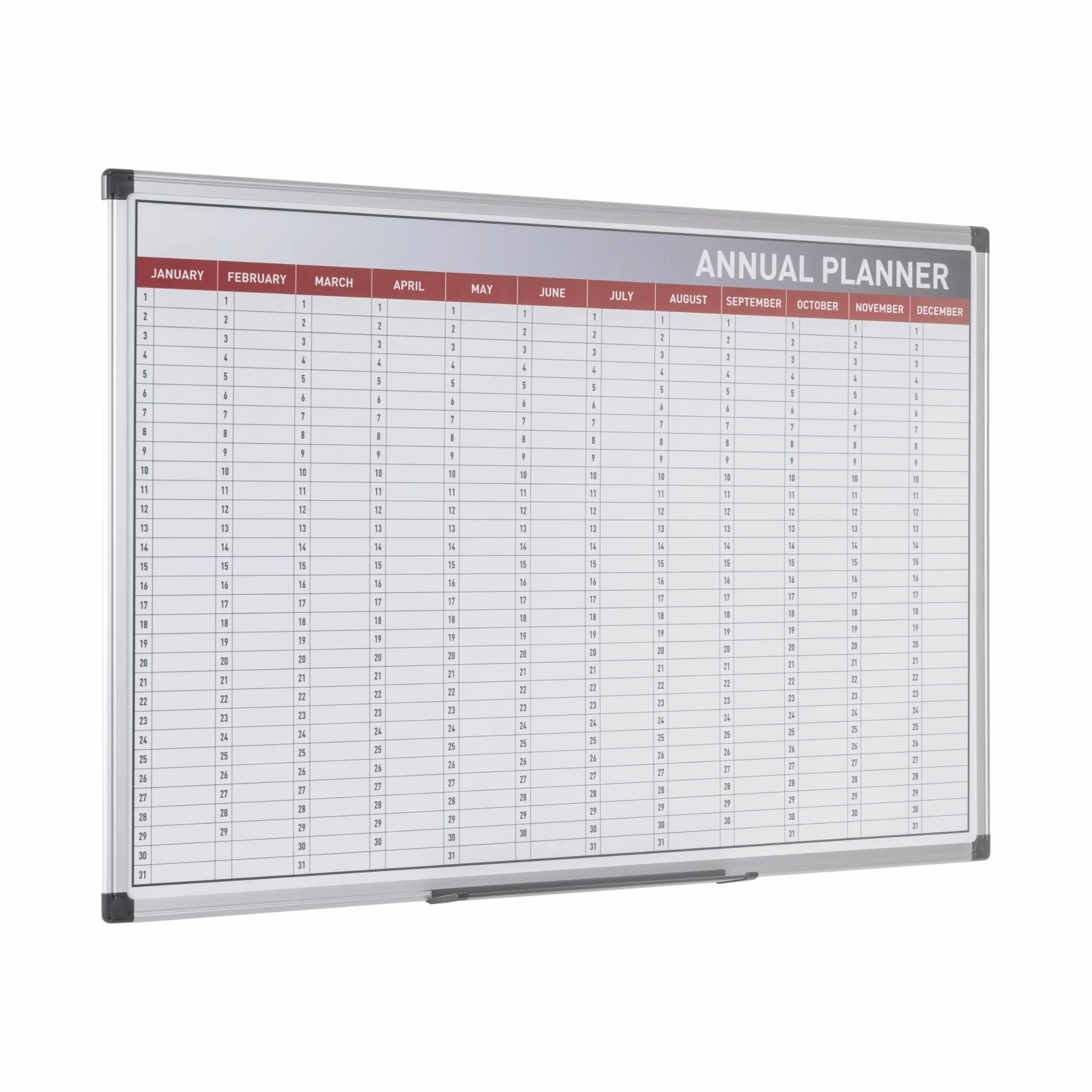 Bi-Office GA0360170 calendario magnetico con 366 giorni e dodici mesi