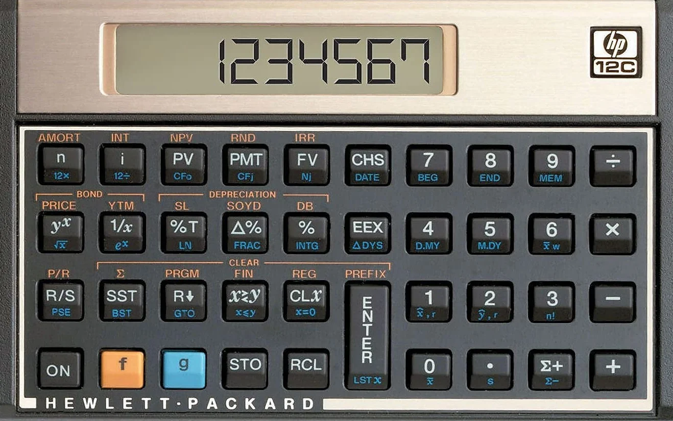 HP HP 12 C - Calcolatrice