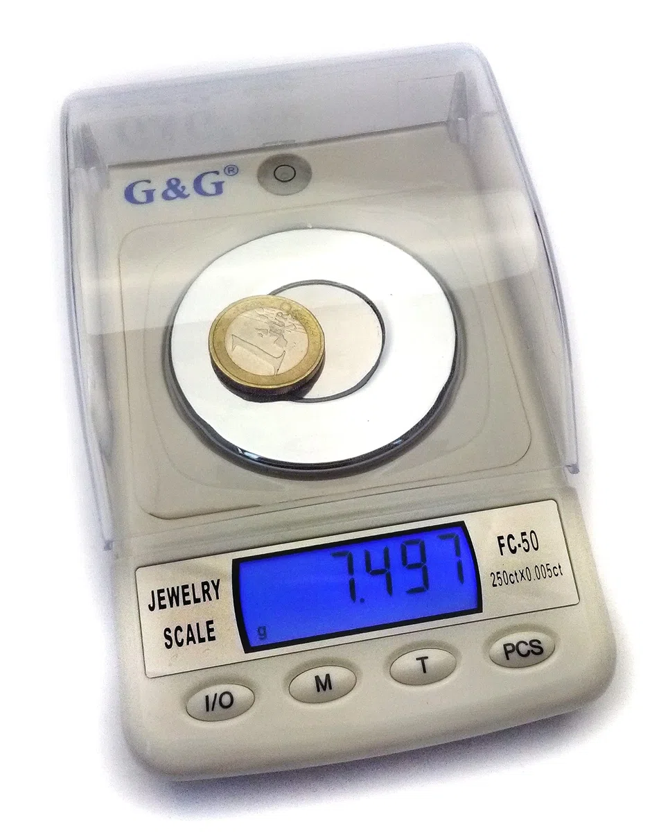 G&G FC50 Precision Jewellery / Gold Scales (50 g / 0.001 g) with Calibration Weight