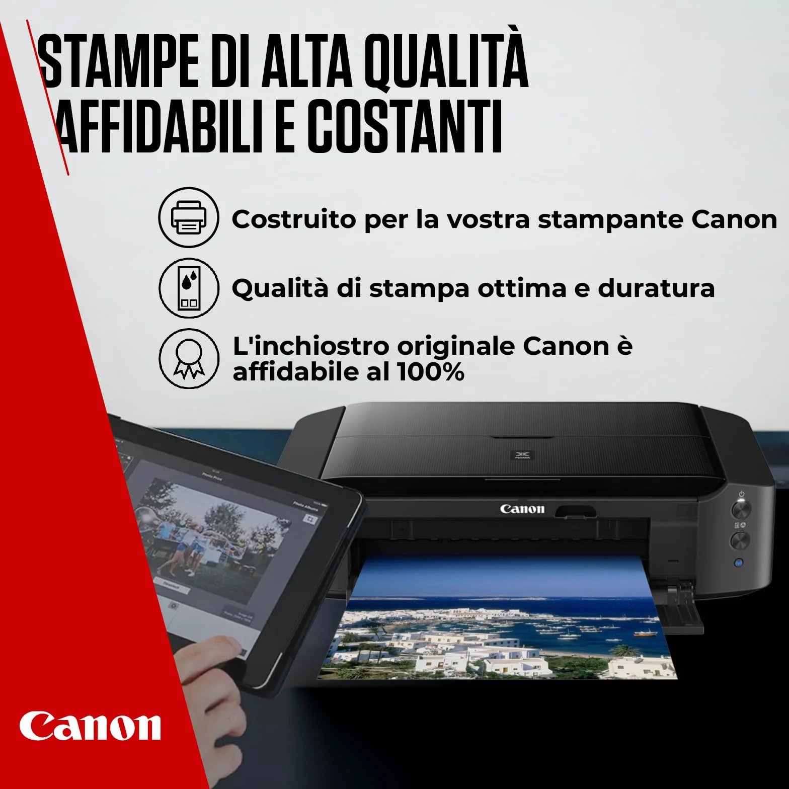 Canon PG-540 CL-541 Original Ink Cartridges 2-Pack Black Color Photo Paper 4x6 50 Sheets