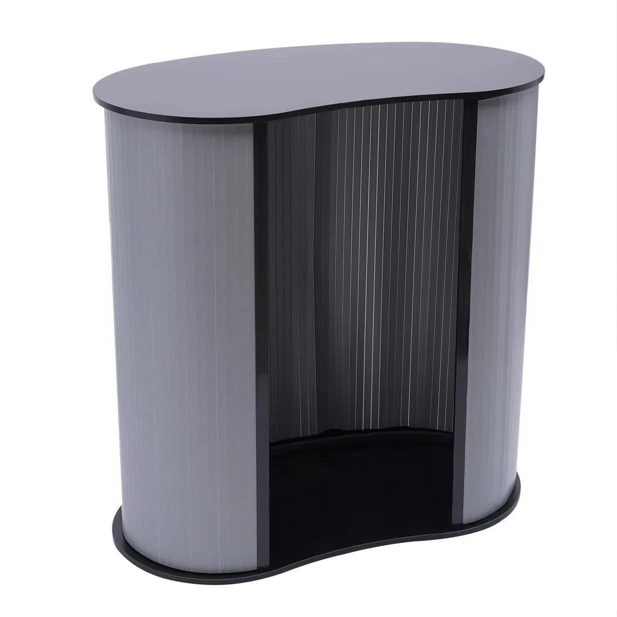 Leggio portatile, portatile, 40 x 90 x 90 cm, con vano portaoggetti, per eventi speciali, materiali promozionali, HG-MLCYT-3405