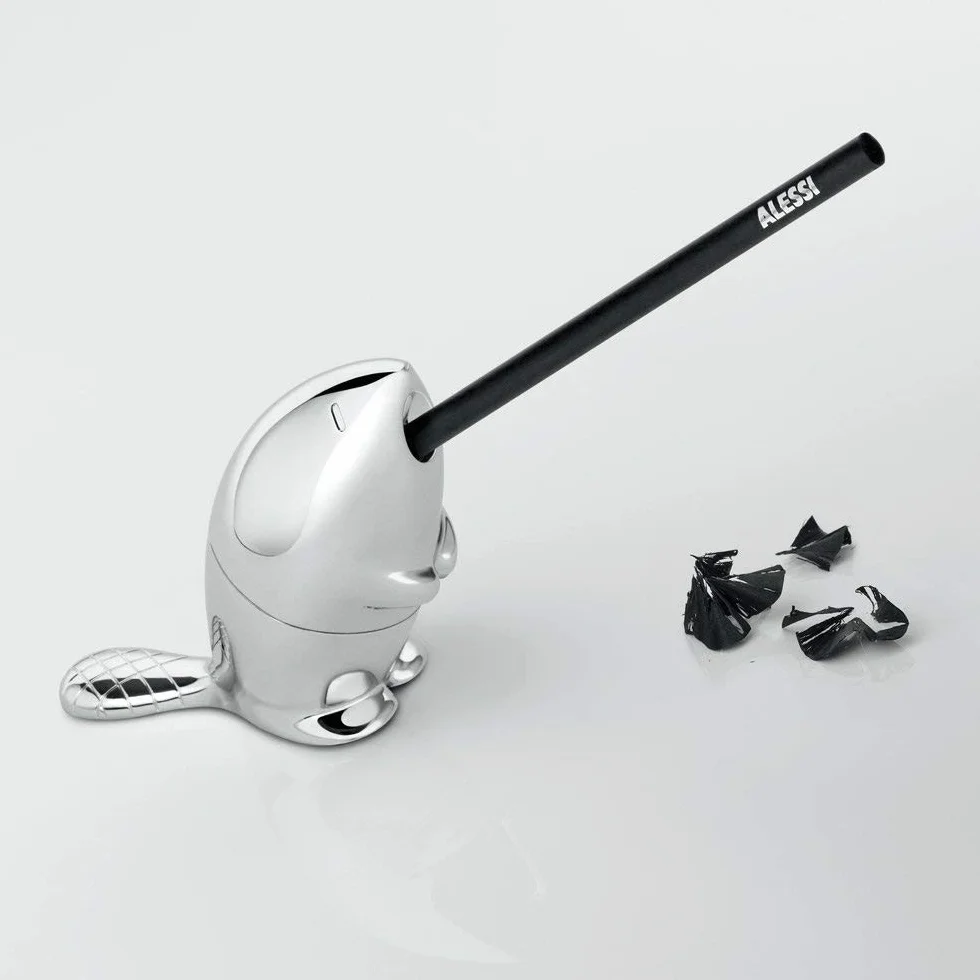 Alessi RT02 Kastor Temperamatite, Zama Cromata